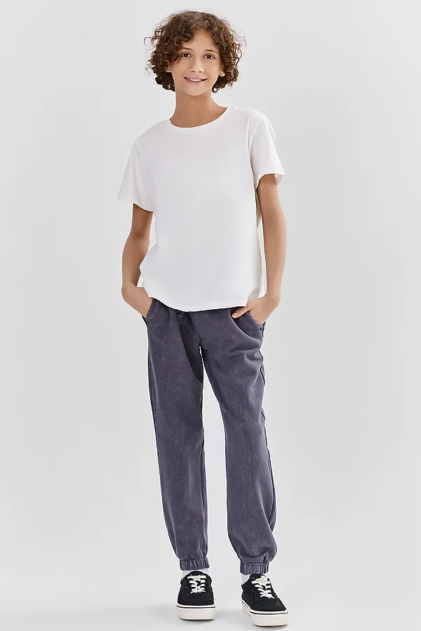 Брюки для мальчиков MARK FORMELLE, acid wash графит - фото 1