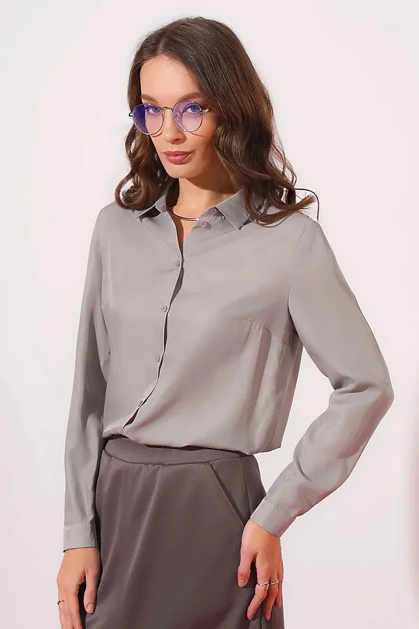 Блузка CLEVER, серый - фото 1