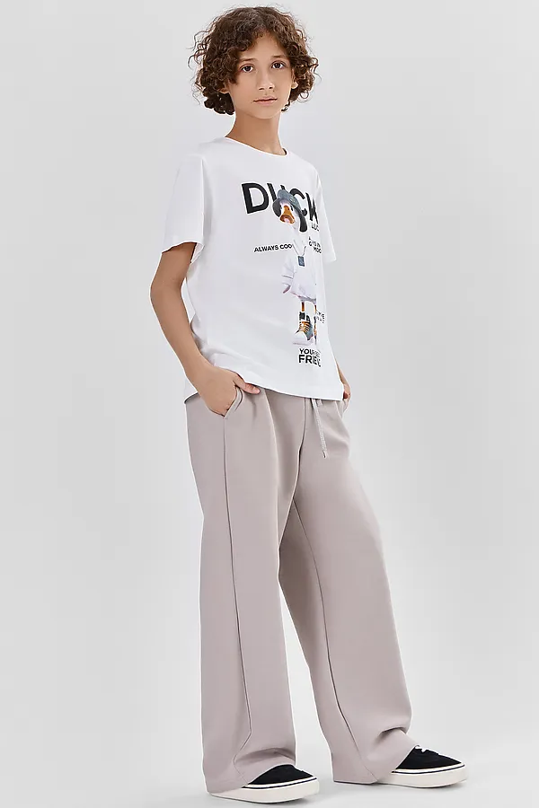 Брюки MARK FORMELLE, серый пепел - фото 1