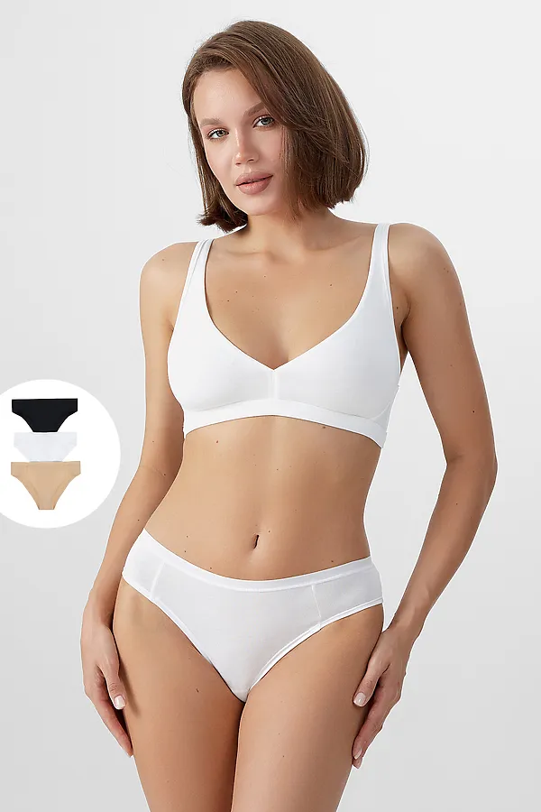 Трусы женские (3шт.) MARK FORMELLE, белый - фото 1