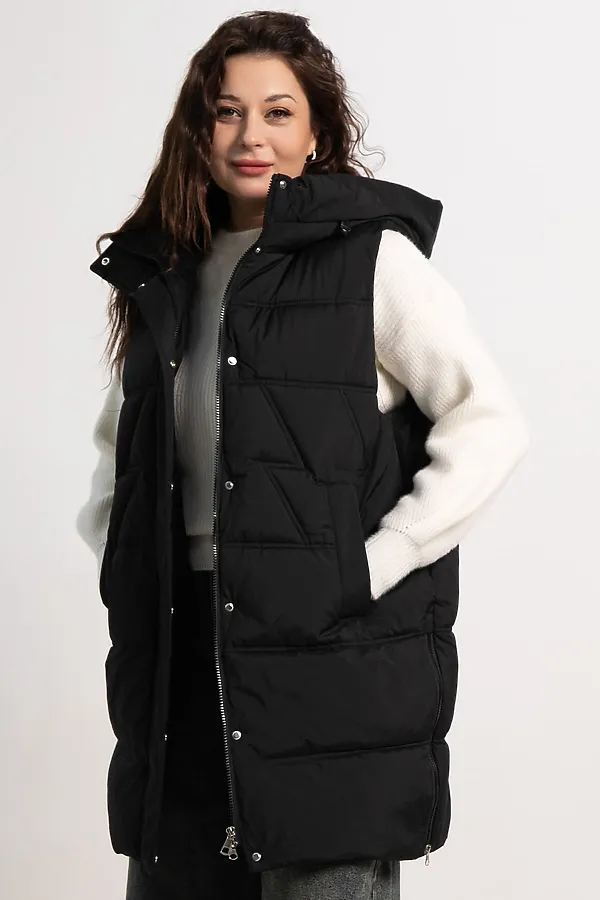 100% полиэстер LADY TAIGA, черный - фото 1