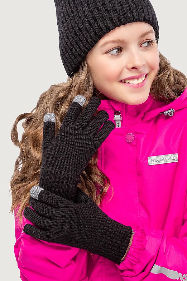 Перчатки NIKASTYLE, черный - фото 1