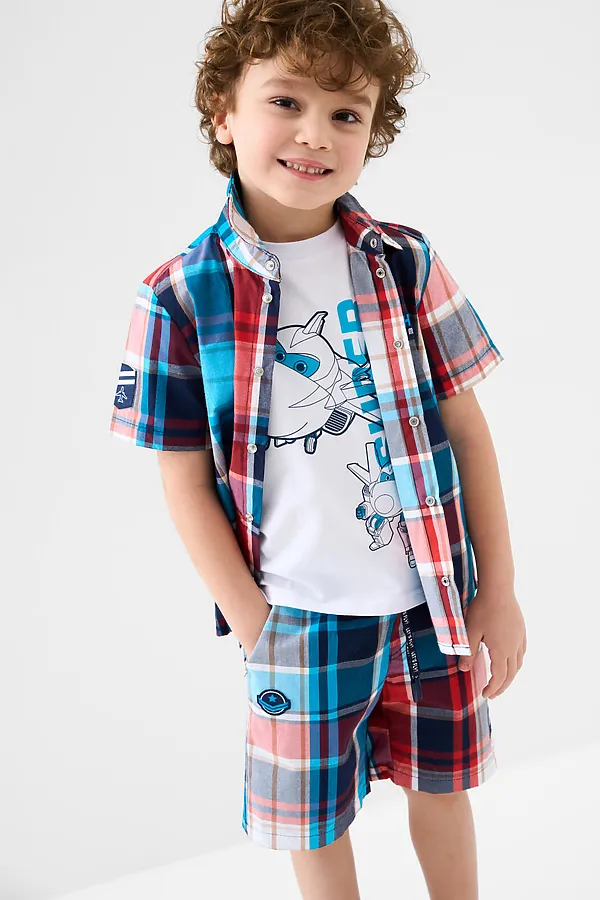 Шорты текстильные для мальчиков PLAYTODAY,  - фото 1