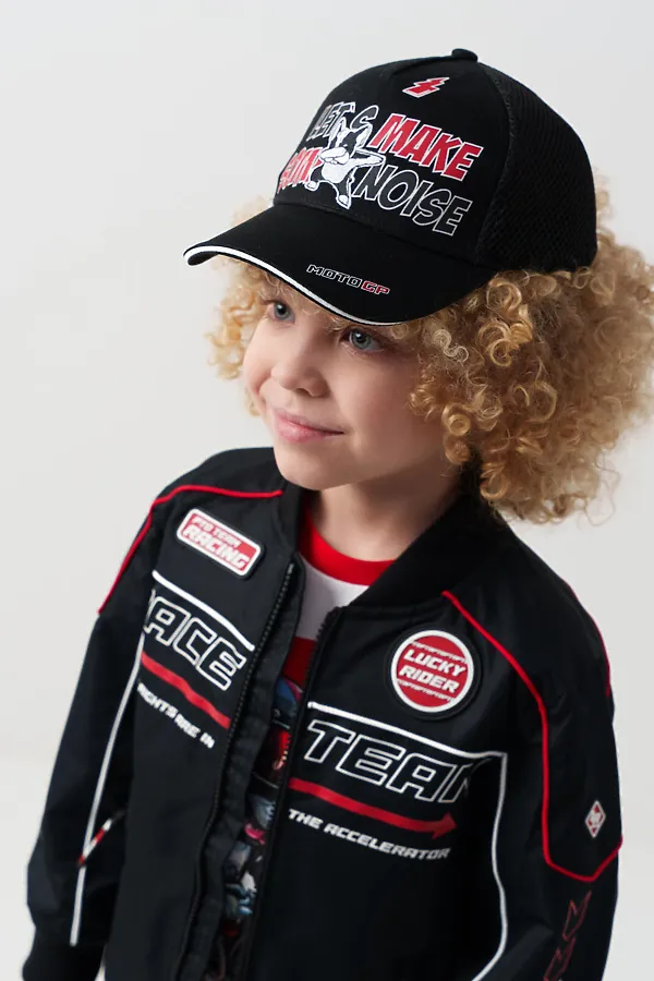 Кепка текстильная для мальчиков PLAYTODAY, черный - фото 1