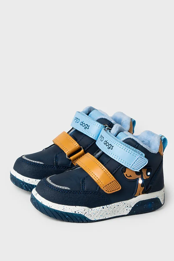 Ботинки для мальчиков PLAYTODAY, тёмно-синий - фото 1