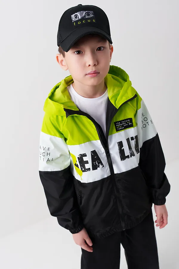 Кепка текстильная для мальчиков PLAYTODAY, черный - фото 1