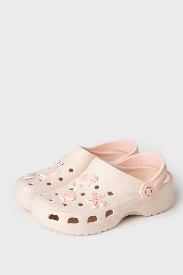 Сабо для девочек PLAYTODAY, молочный,бежевый - фото 1