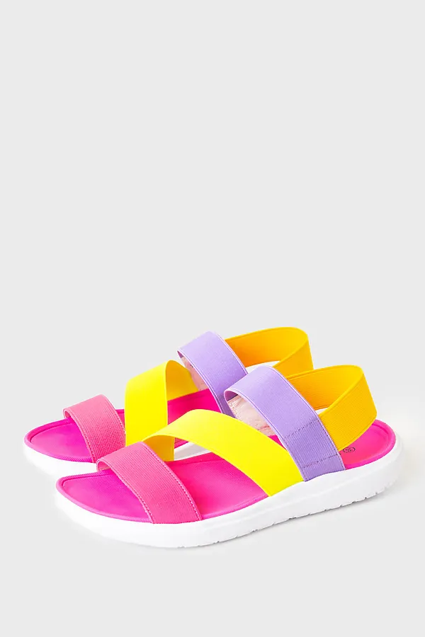 Туфли открытые для девочек PLAYTODAY, разноцветный - фото 1