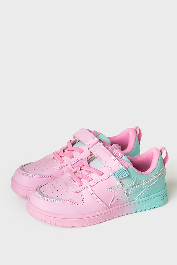 Полуботинки для девочек PLAYTODAY, разноцветный - фото 1