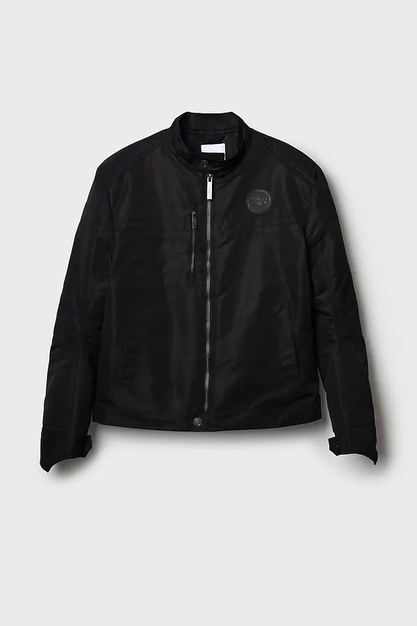 Куртка текстильная с полиуретановым покрытием для мужчин PLAYTODAY, черный - фото 1