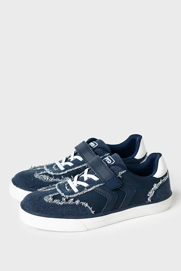 Полуботинки для мальчиков PLAYTODAY, тёмно-синий - фото 1