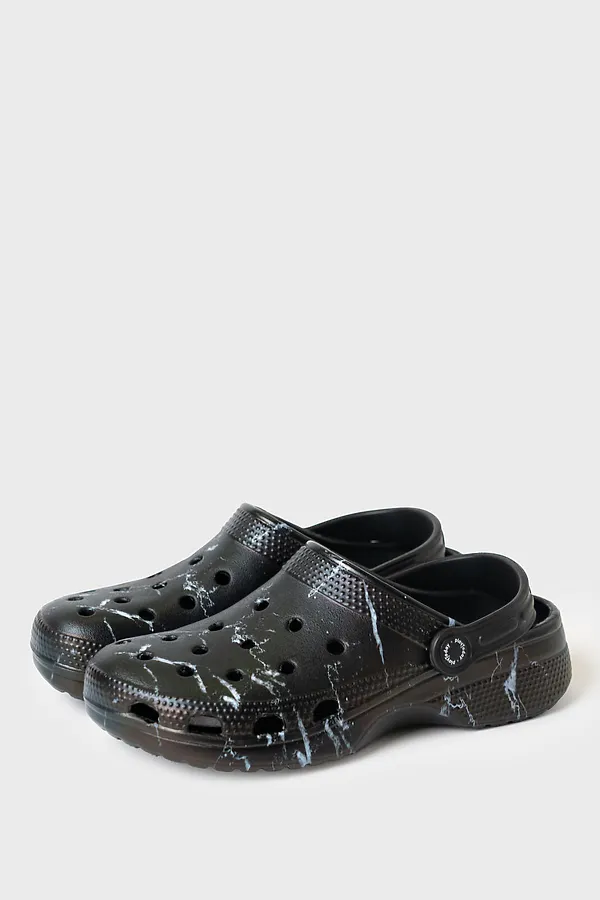 Сабо для девочек PLAYTODAY, черный,белый - фото 1