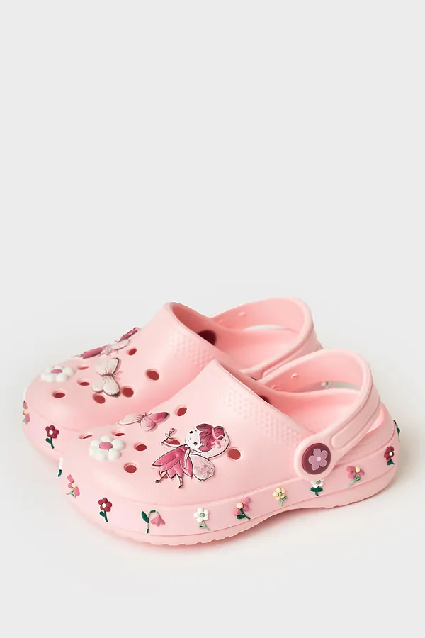 Сабо для девочек PLAYTODAY, розовый - фото 1