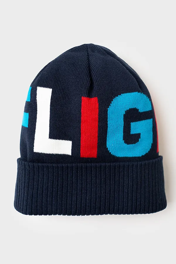 Шапка трикотажная для мальчиков PLAYTODAY, тёмно-синий - фото 1