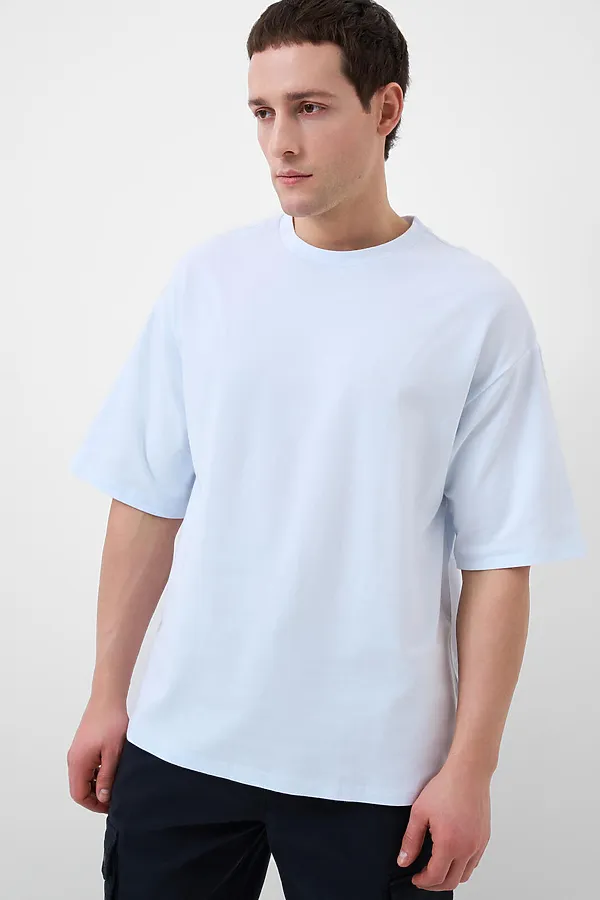 Фуфайка трикотажная для мужчин (футболка) PLAYTODAY, белый - фото 1