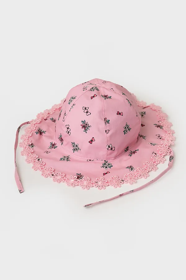 Панама детская текстильная для девочек PLAYTODAY, разноцветный - фото 1