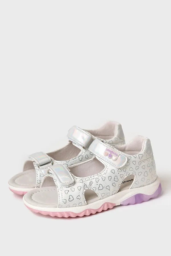 Сандалии для девочек PLAYTODAY, белый - фото 1