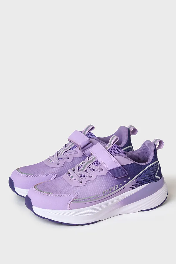 Полуботинки для девочек PLAYTODAY, сиреневый - фото 1