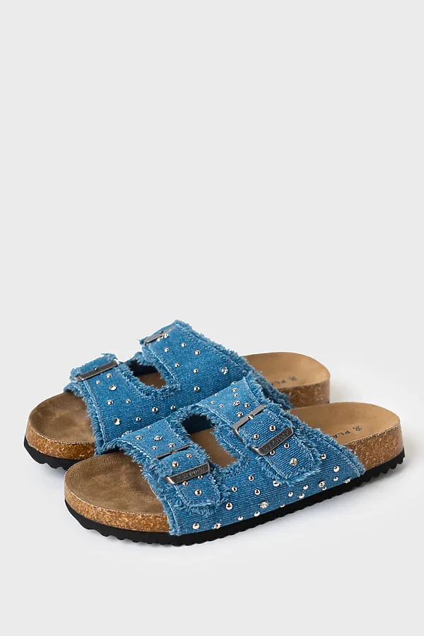 Туфли открытые для девочек PLAYTODAY, синий - фото 1