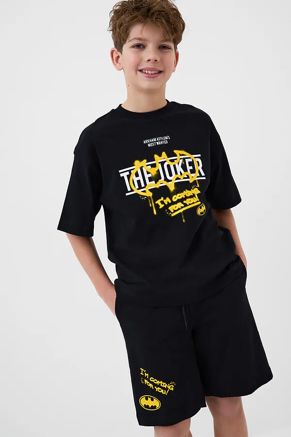 Пижама трикотажная для мальчиков PLAYTODAY, черный - фото 1