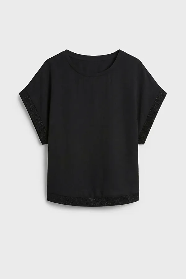 Джемпер трикотажный для женщин PLAYTODAY, черный - фото 1