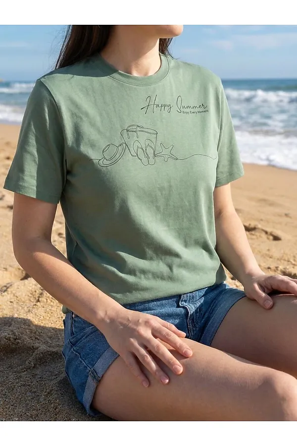 Футболка F5, зеленый - фото 1