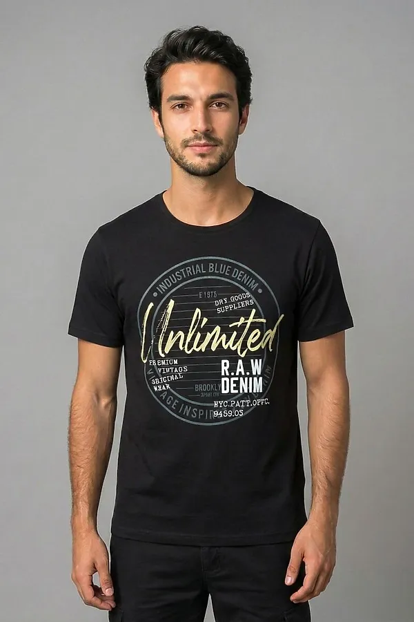 Футболка F5, черный - фото 1