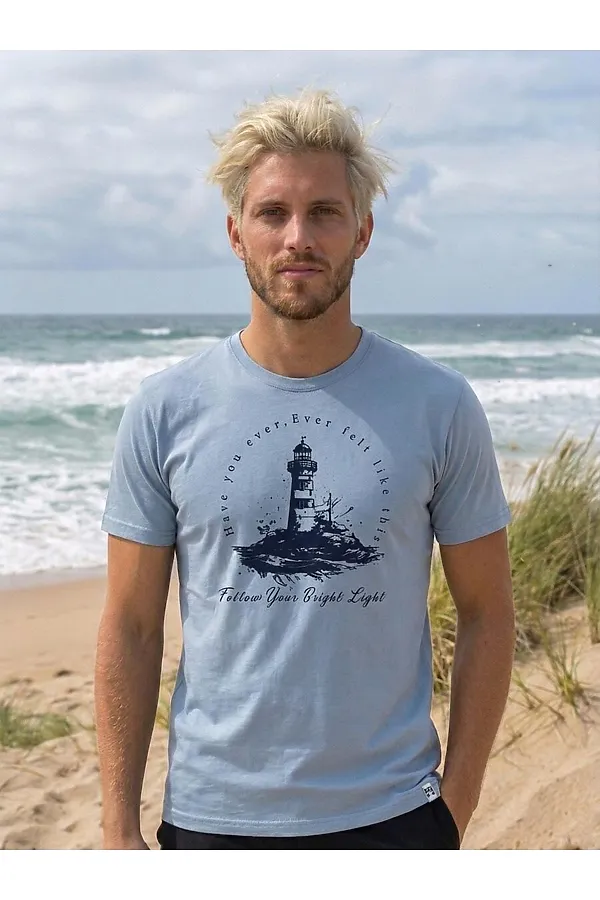 Футболка F5, пастельно-голубой - фото 1