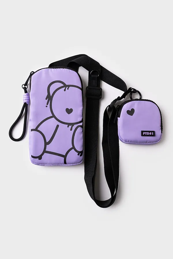 Сумка с чехлом для наушников PLAYTODAY, сиреневый - фото 1