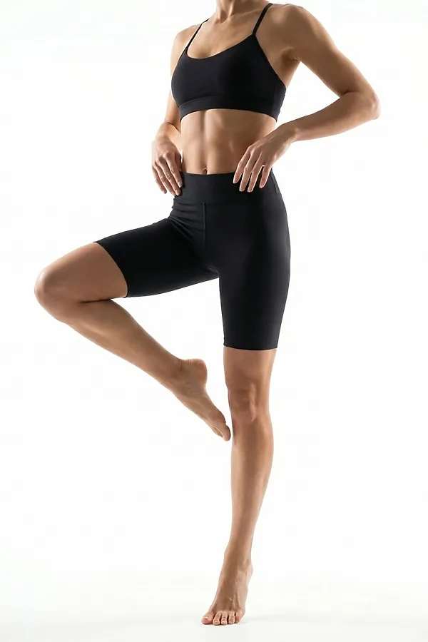 Велосипедки бифлекс женские черного цвета MTFORCE, черный - фото 1