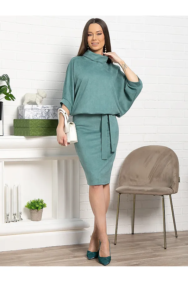 Платье Антония LADY TAIGA, мятное - фото 1