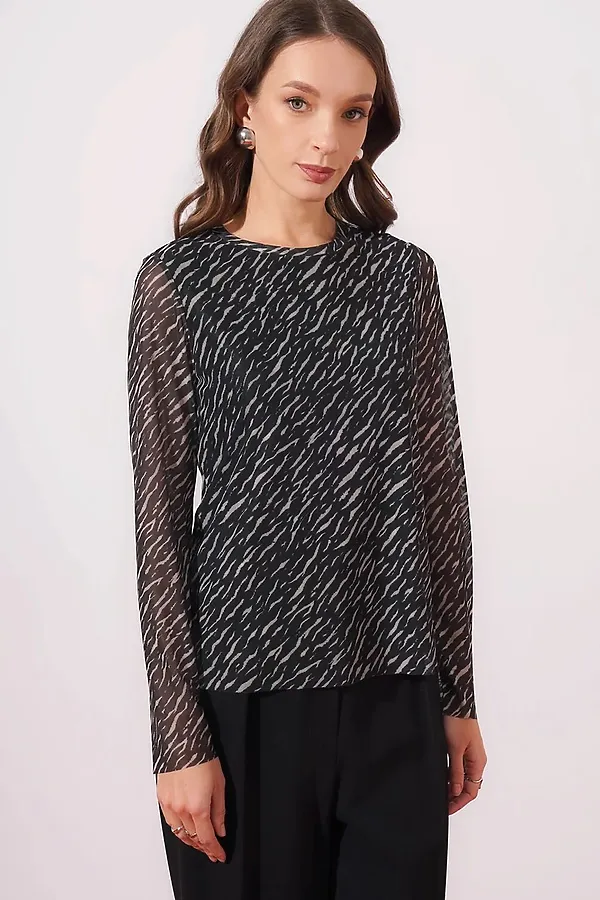 Джемпер CLEVER, чёрный/св.бежевый - фото 1