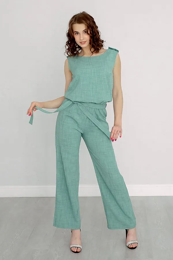 Комбинезон Жаклин НАТАЛИ, зеленый - фото 1