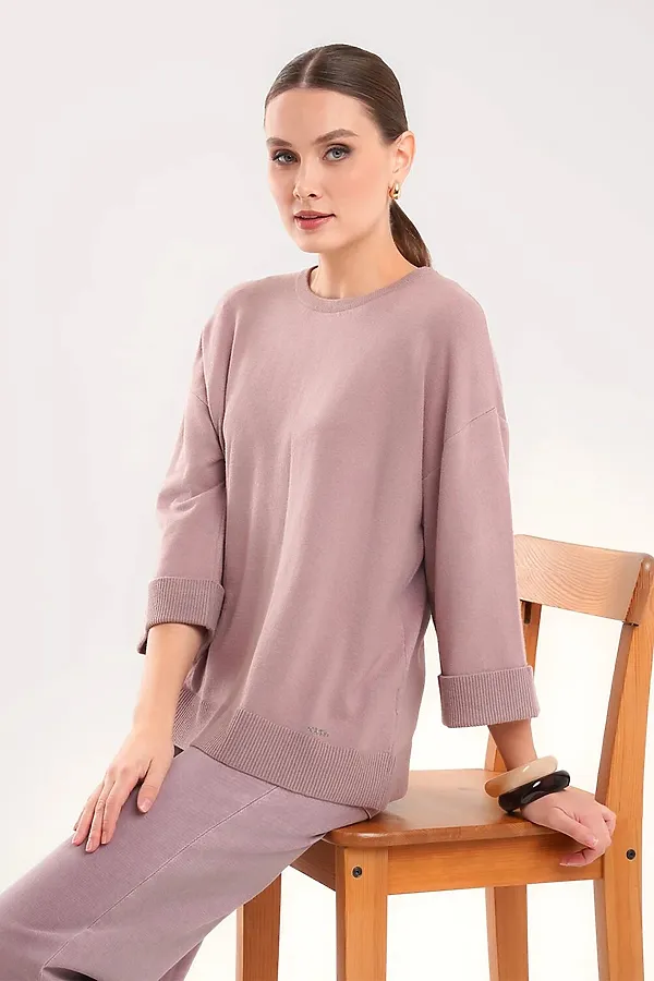 Джемпер CLEVER, кофейный - фото 1