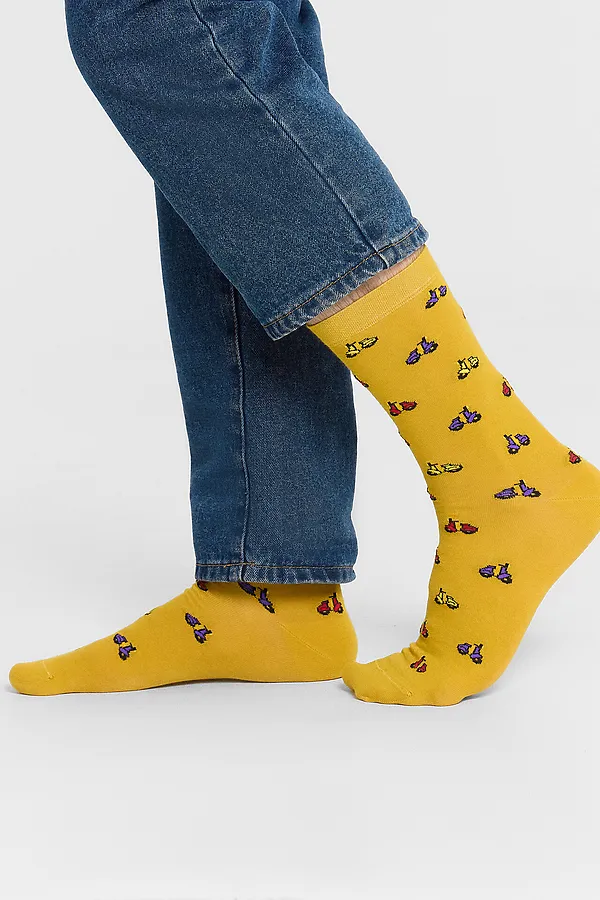 Носки мужские MARK FORMELLE, горчичный - фото 1