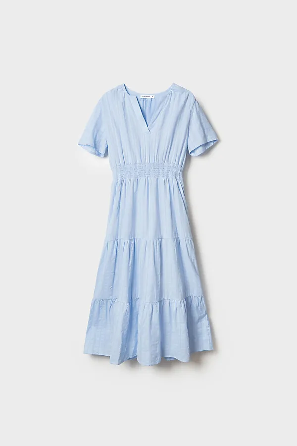 Платье текстильное для женщин PLAYTODAY, голубой - фото 1