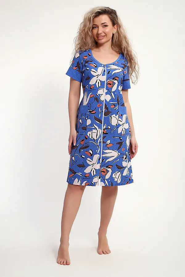 Халат 37004 НАТАЛИ, джинс - фото 1