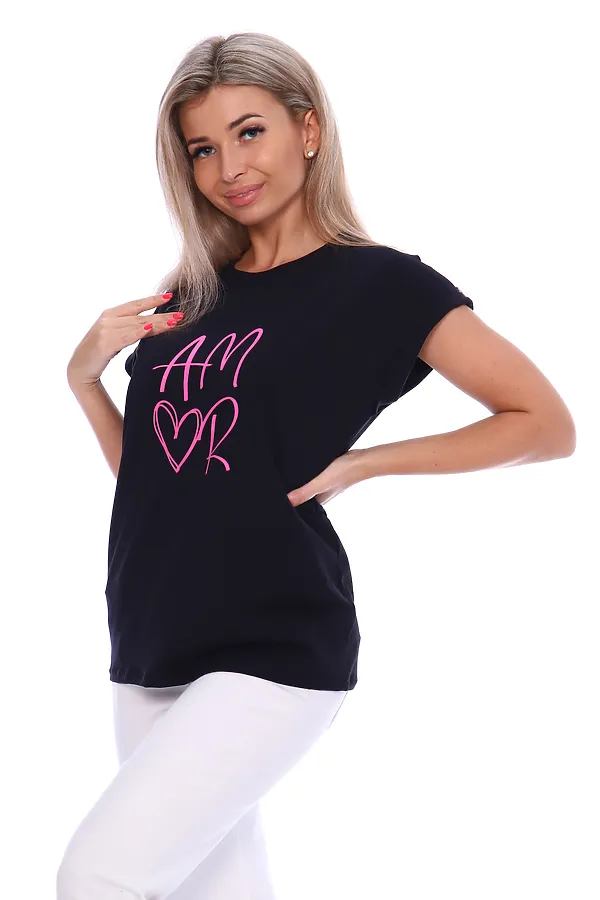 Футболка ФЖ044 НАТАЛИ, черный - фото 1