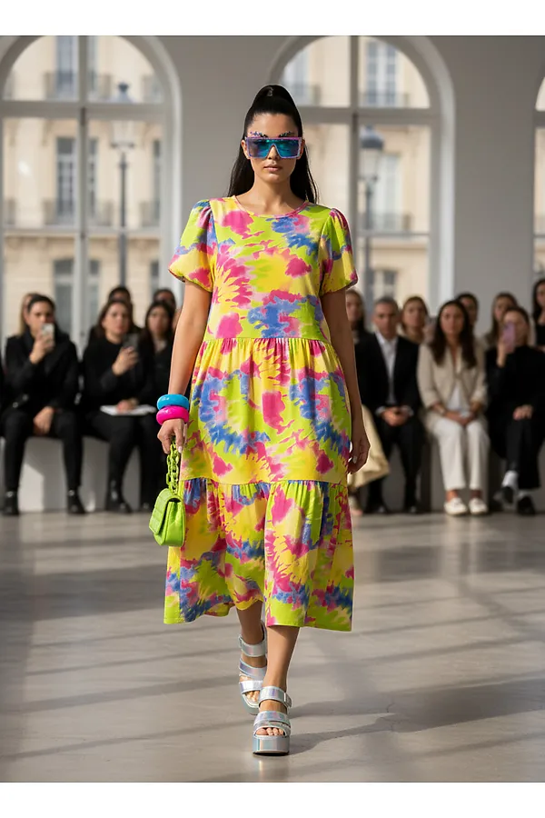 Платье арт. 1055 НАТАЛИ, желтый - фото 1