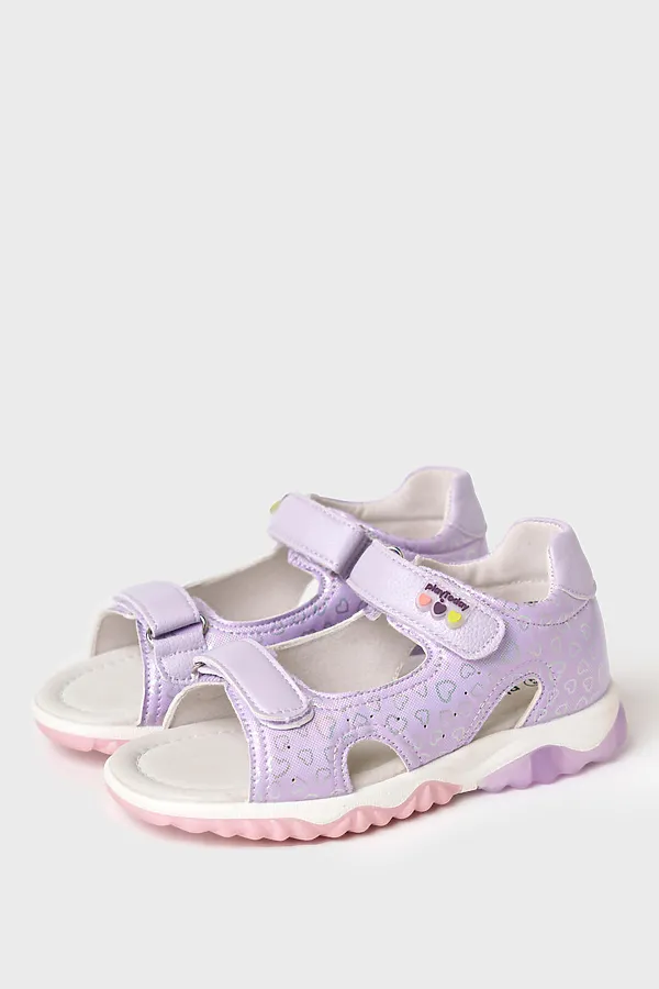 Сандалии для девочек PLAYTODAY, сиреневый - фото 1