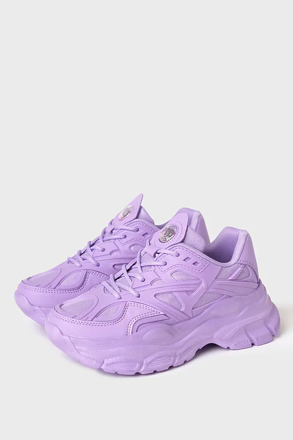 Полуботинки для девочек PLAYTODAY, сиреневый - фото 1