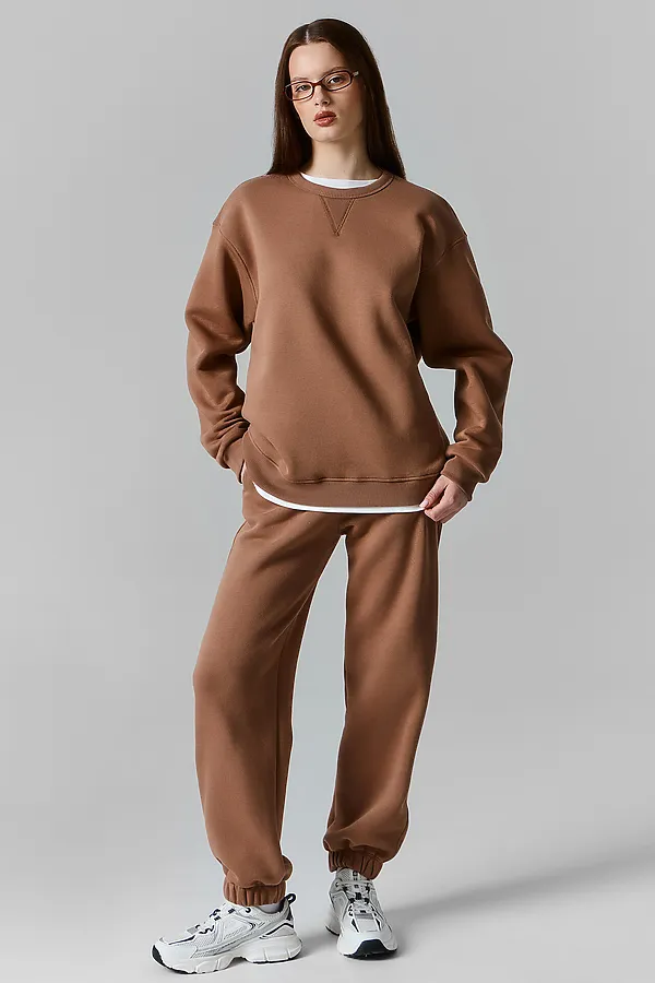 Комплект женский (джемпер, джоггеры) MARK FORMELLE, фраппучино - фото 1