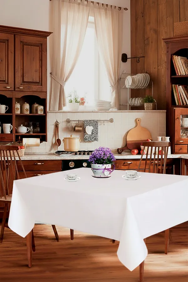 Скатерть микрофибра(100%п/э) НАТАЛИ, в ассортименте - фото 1