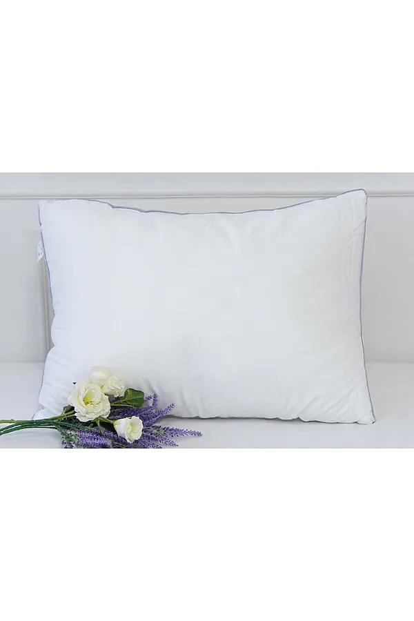 Подушка "Лебяжий пух" поплин, 600гр пакет, скрутка(Н) НАТАЛИ, белый - фото 1