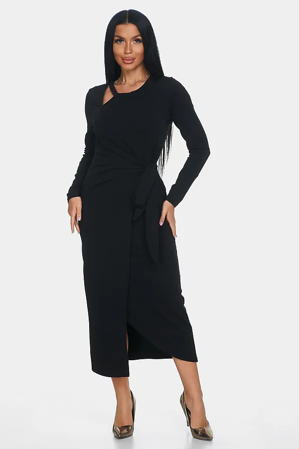 Платье Мила-Р НАТАЛИ, черный - фото 1