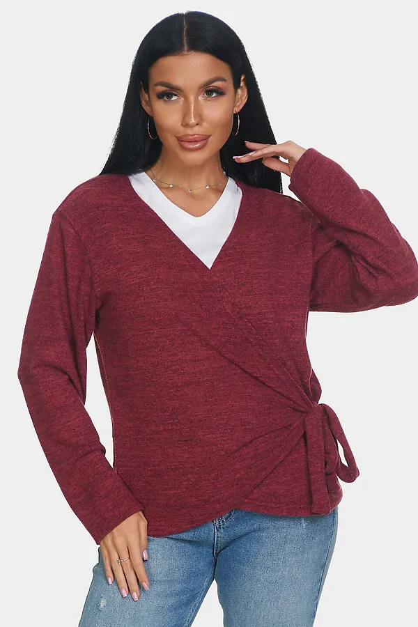 Джемпер Эмма НАТАЛИ, бордовый - фото 1
