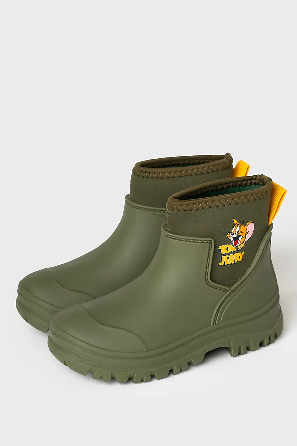 Ботинки для мальчиков PLAYTODAY, хаки - фото 1