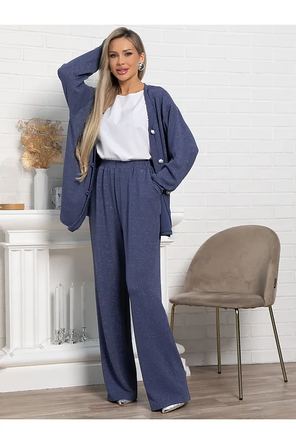 Брюки Вэлери LADY TAIGA, синие - фото 1