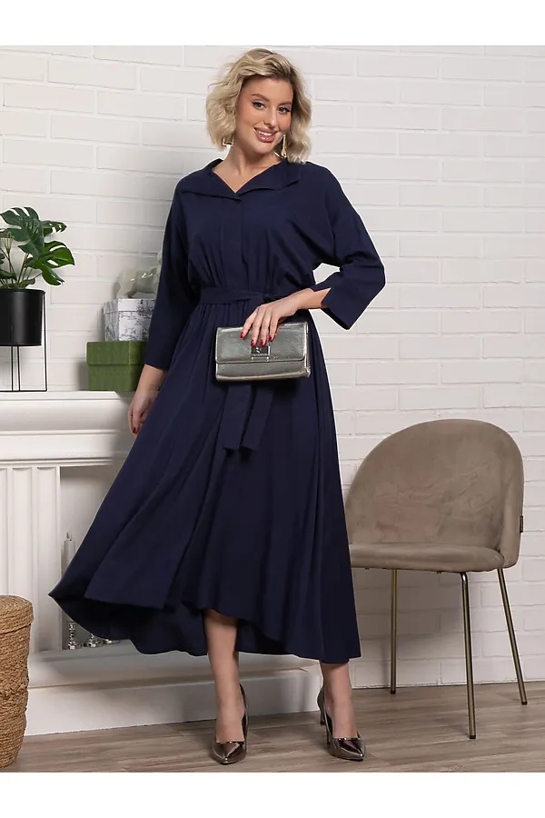 Платье Лорита LADY TAIGA, темно-синее - фото 1