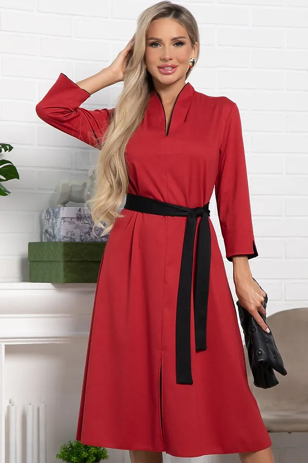 Платье Дарьяна LADY TAIGA, коралловое - фото 1